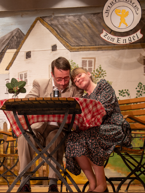 Der Dorfschlawiner – Szene